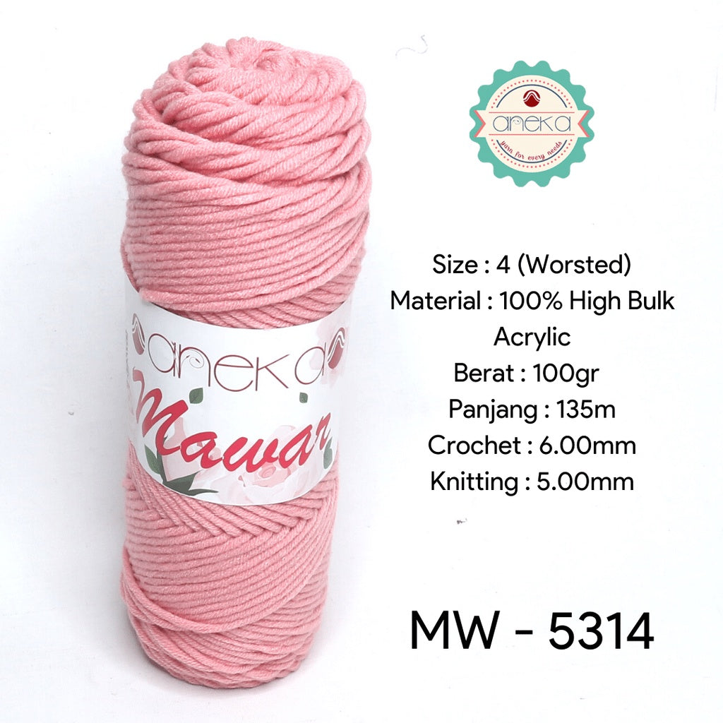 KATALOG - Benang Rajut Mawar / Soft Acrylic Yarn / 8 ply Milk Cotton Worsted / Katun Susu PART 1