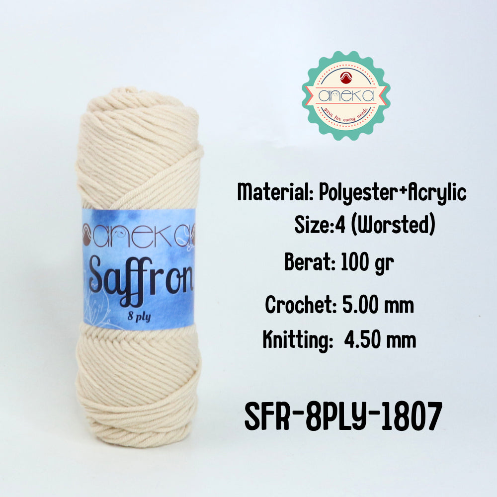 KATALOG - Benang Rajut Saffron 8 Ply / Crochet Knitting Yarn - Part 1