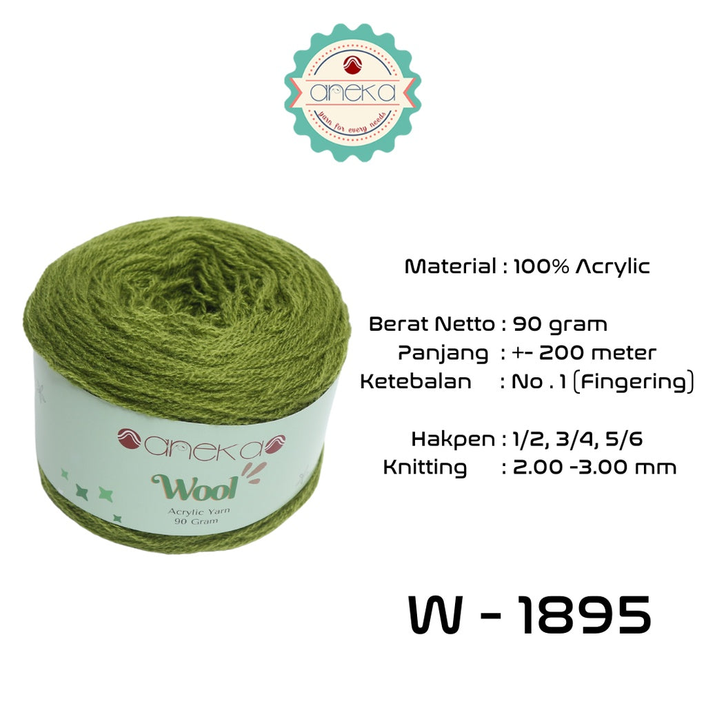KATALOG - Benang Rajut Wool / Wol / Siet Yarn 90 gram - PART 2