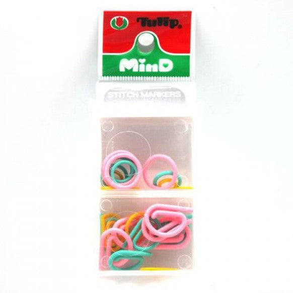 Knitting Marker / Stitch Marker Tulip Ring + Split Set