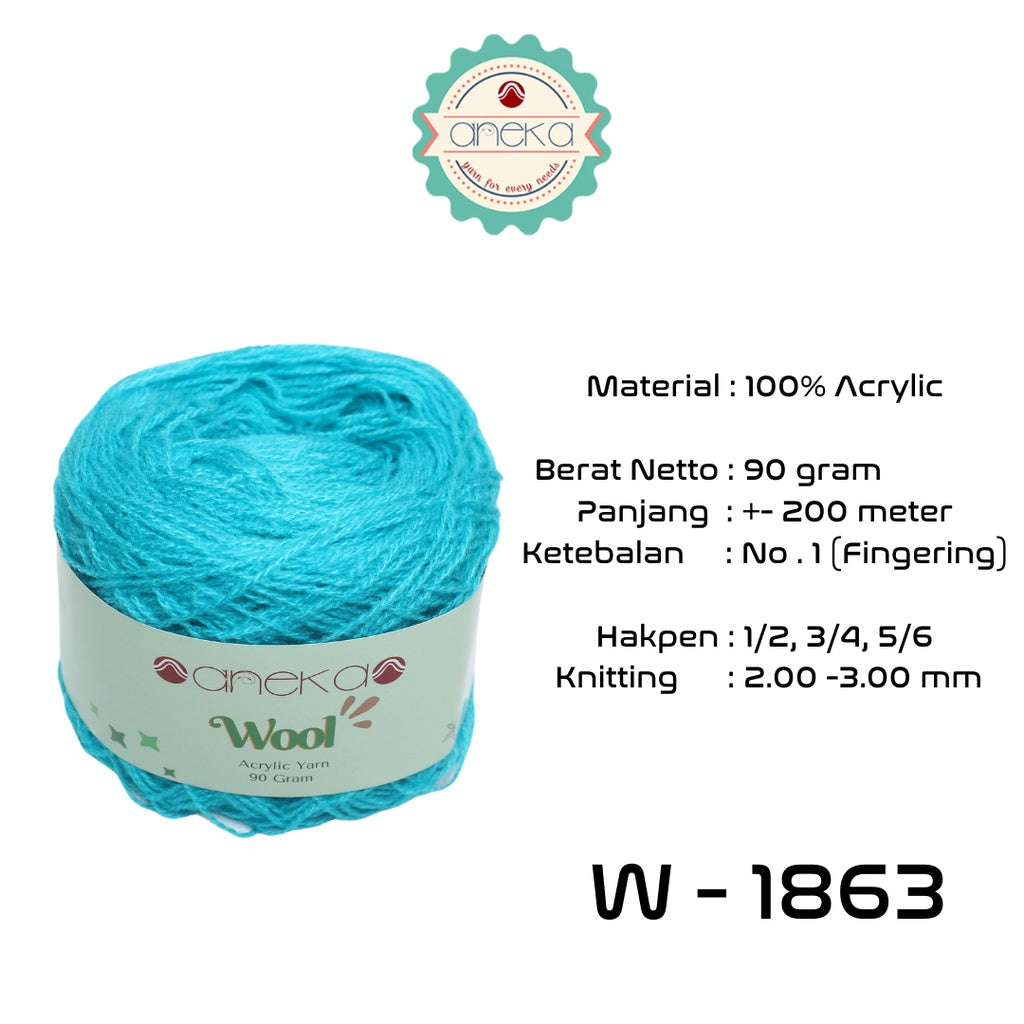 KATALOG - Benang Rajut Wool / Wol / Siet Yarn 90 gram - PART 2