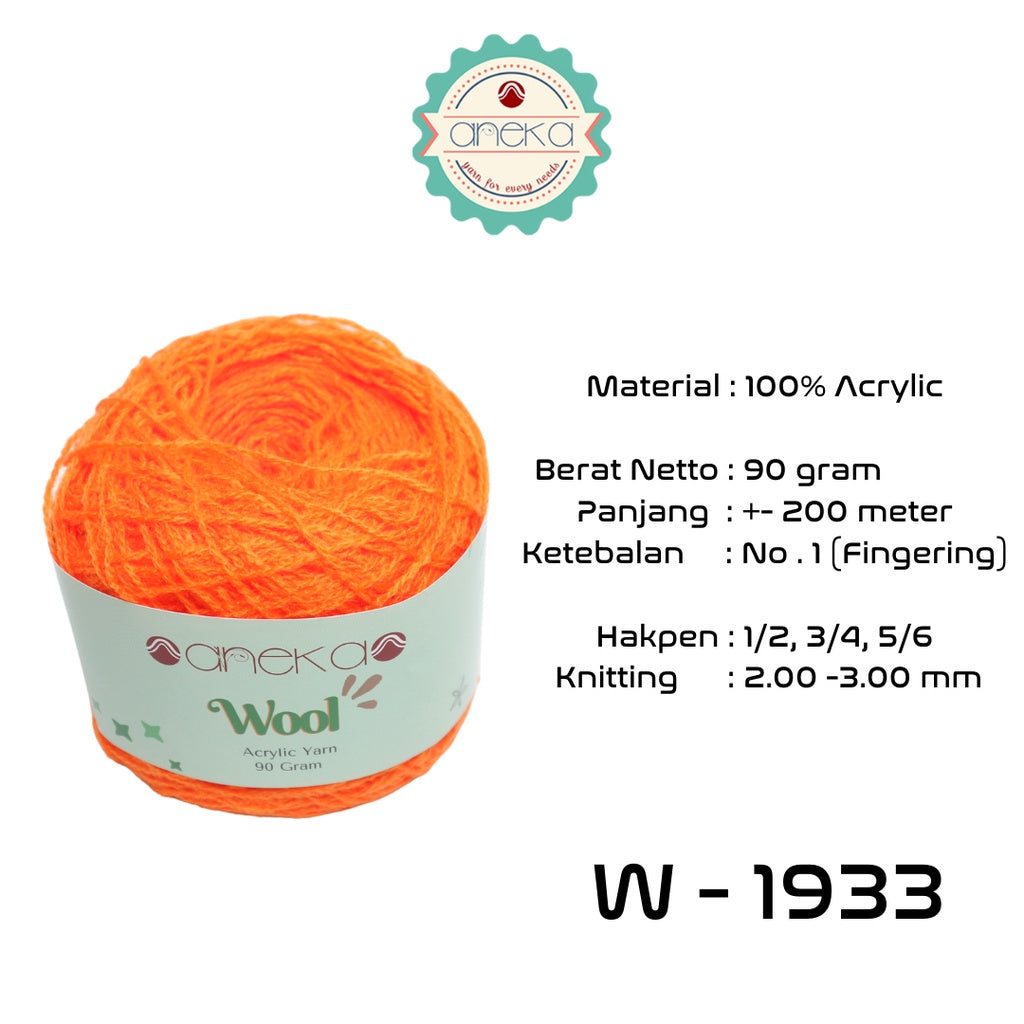 KATALOG - Benang Rajut Wool / Wol / Siet Yarn 90 gram - PART 3