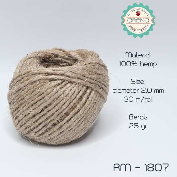 KATALOG - Tali Rami Warna Goni 25 gram 2ply / Jerami / Mendong / Pengikat Packing (+/- 30 meter)