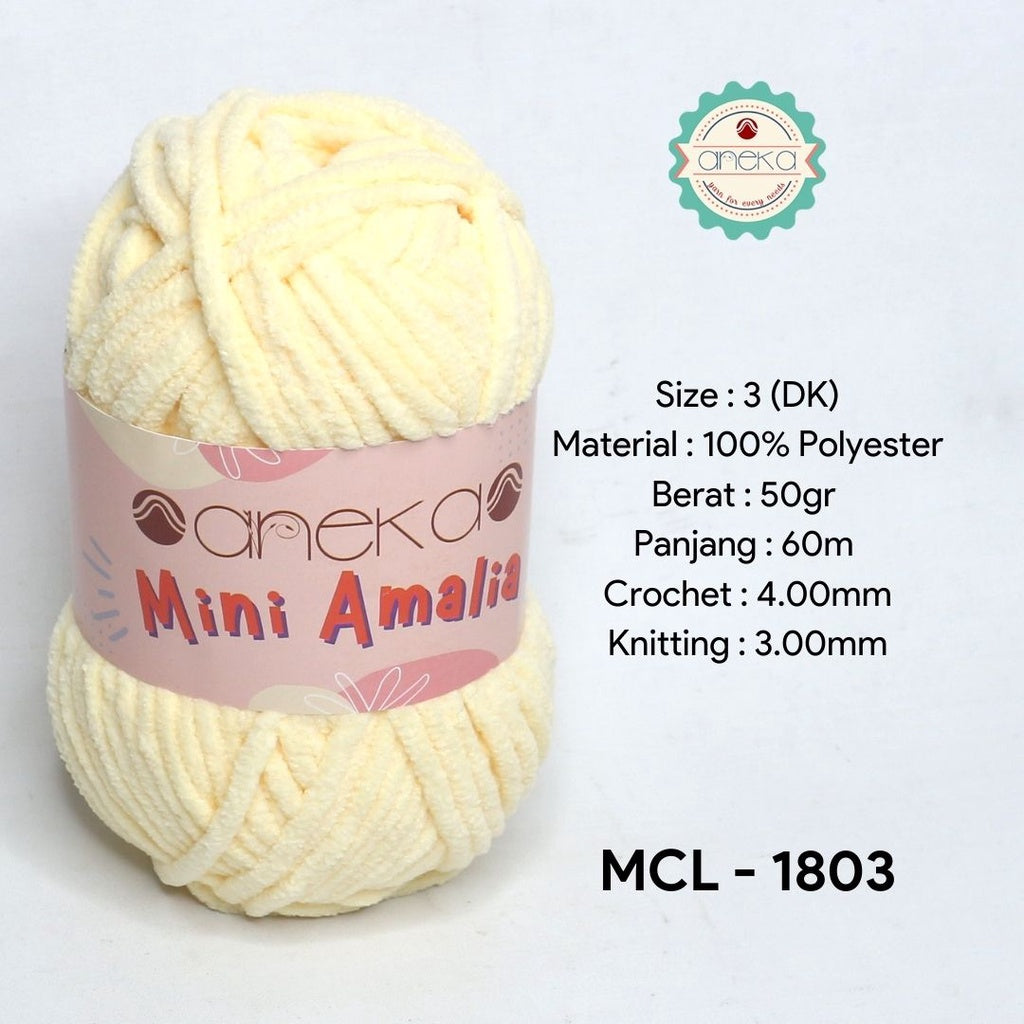 KATALOG - Benang Rajut Mini Amalia / Small Chenille Yarn