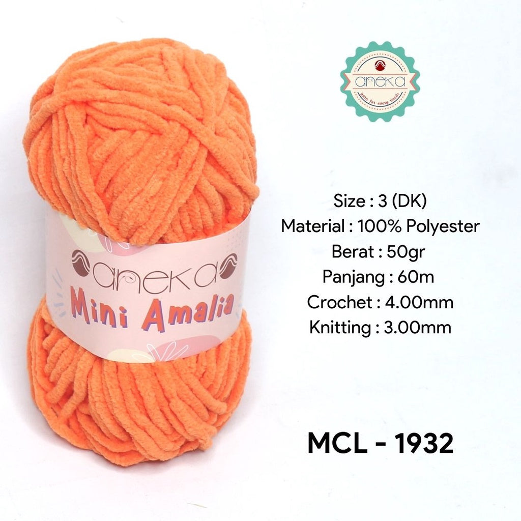 KATALOG - Benang Rajut Mini Amalia / Small Chenille Yarn