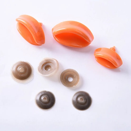 ANEKA - Mulut Boneka Bebek / Duck's Mouth for Doll - PER 5 PCS