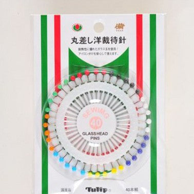 TULIP - Glass Head Pins Round