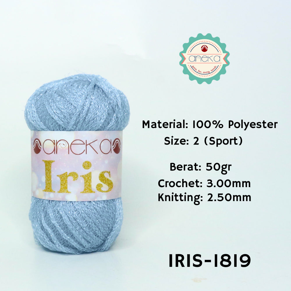 KATALOG - Benang Rajut Iris Glitter / Crochet Knitting Yarn