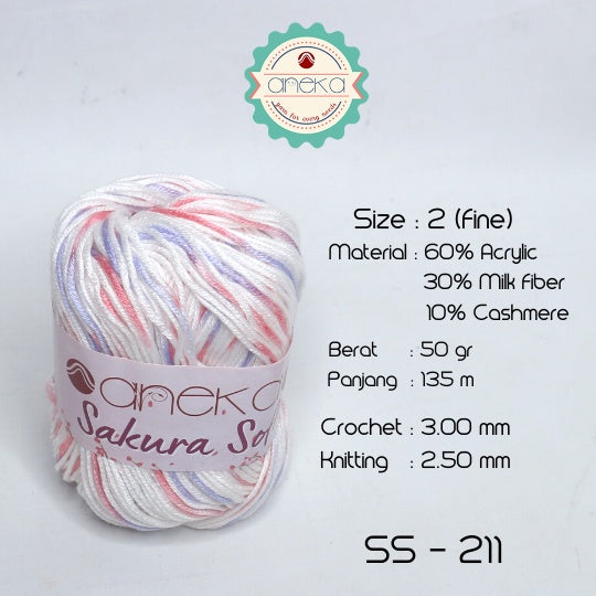 KATALOG - Benang Rajut Sakura Soft / Silk Cotton Milk Cotton Yarn Part 2