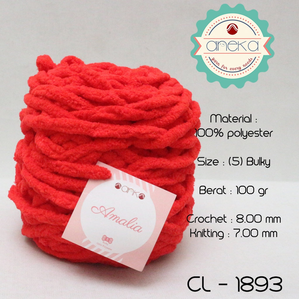 KATALOG - Benang Rajut Chenille Midi Amalia Yarn PART 1