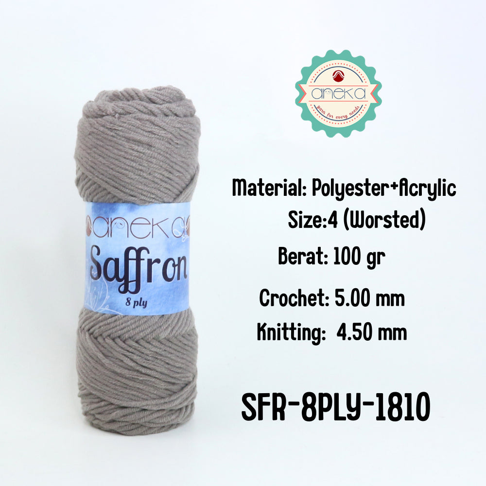 KATALOG - Benang Rajut Saffron 8 Ply / Crochet Knitting Yarn - Part 1