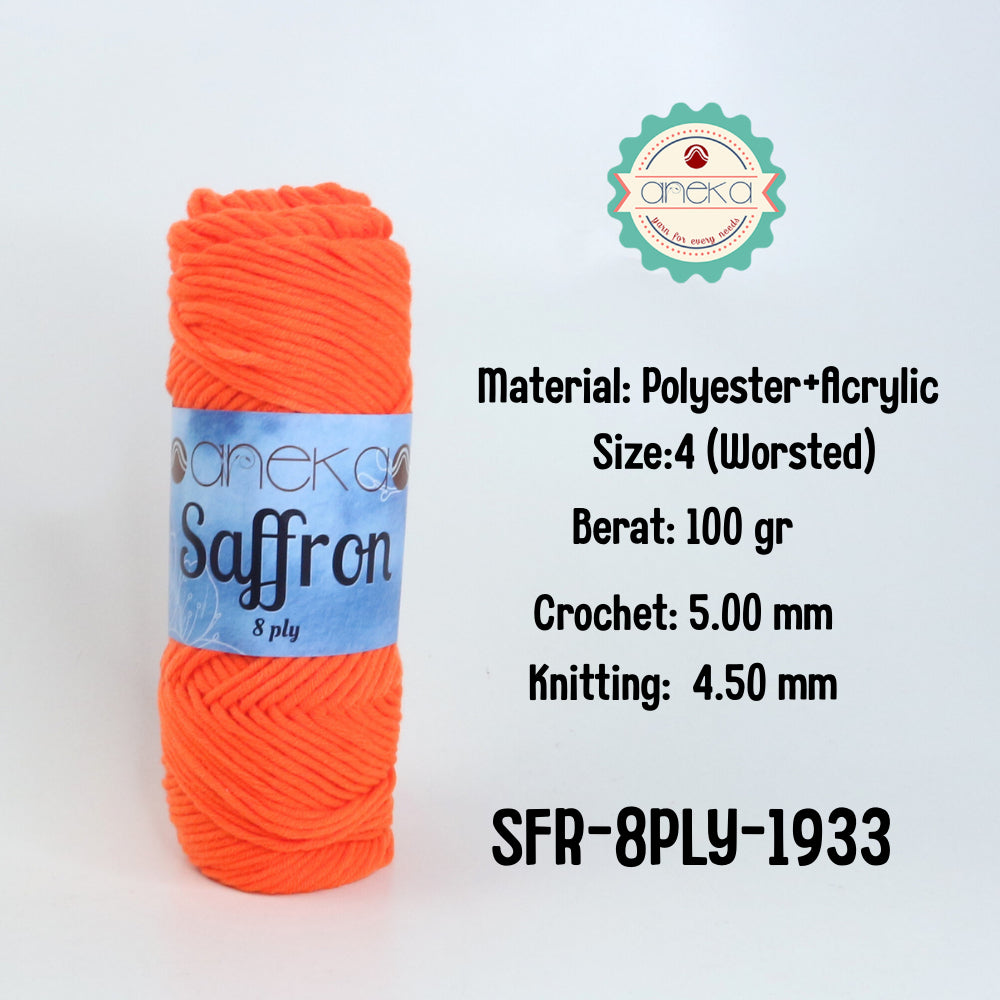 KATALOG - Benang Rajut Saffron 8 Ply / Crochet Knitting Yarn - Part 1