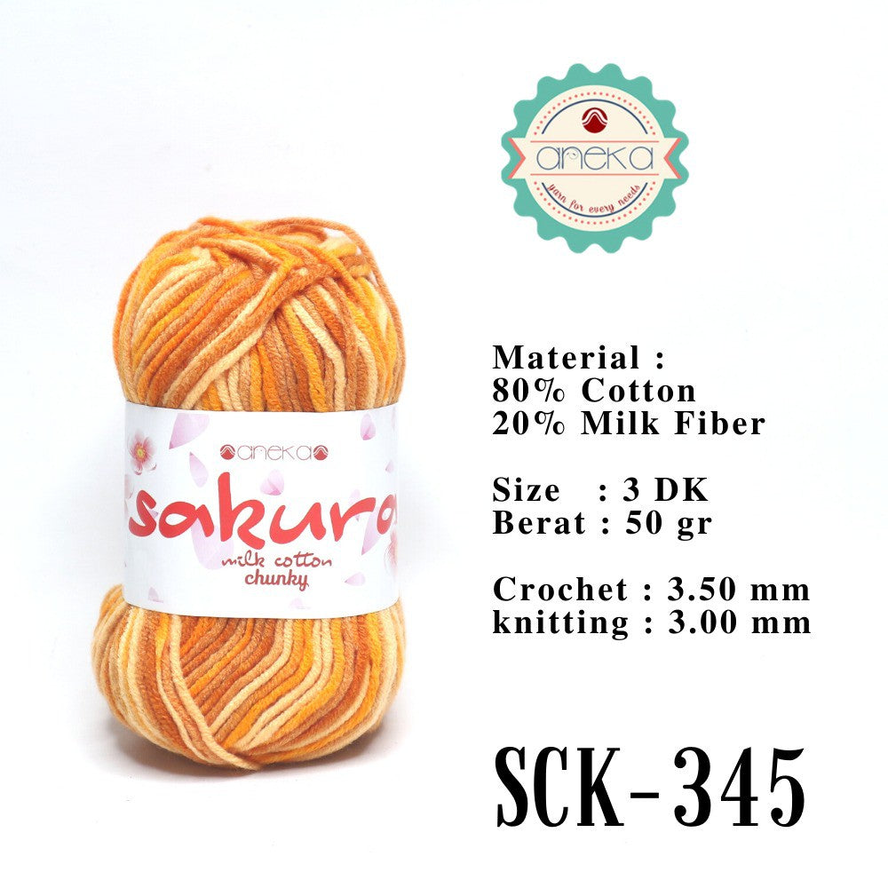CATALOG - Sakura Milk Cotton Chunky Mix Sembur Mix Cotton Knitting Yarn PART 3