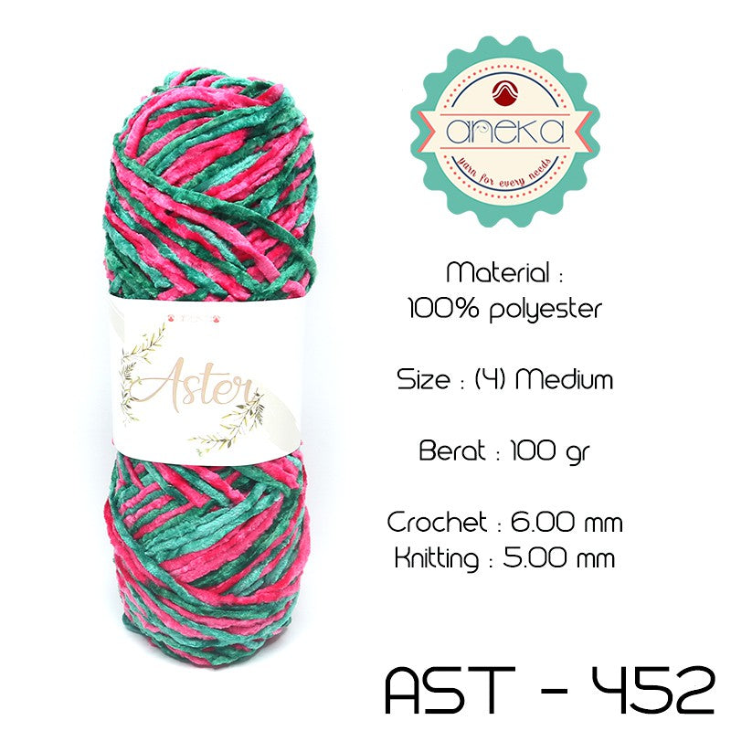 KATALOG - Benang Rajut Bludru ASTER MIX SEMBUR / Velvet Knitting Yarn PART 2