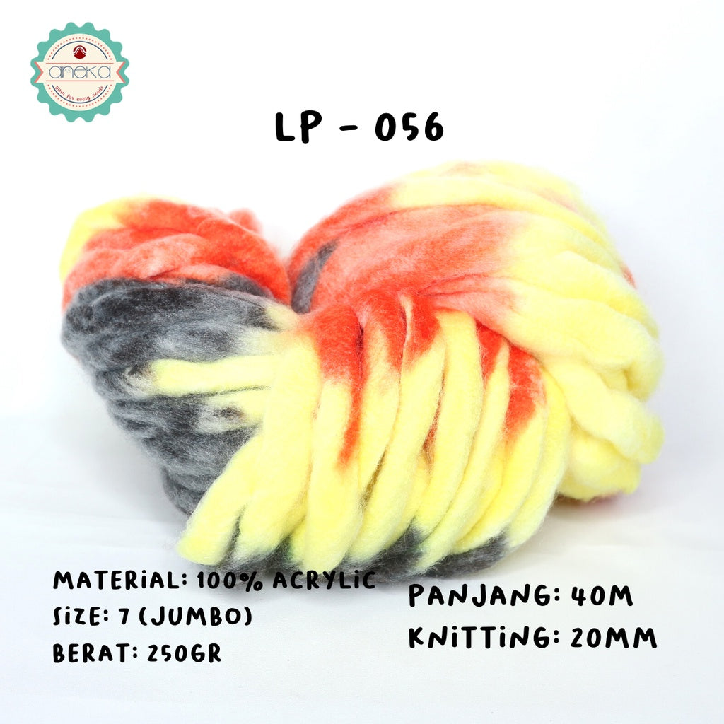 KATALOG - Benang Wol / Wool Ekstra Tebal Sembur - LOOPY YARN MIX