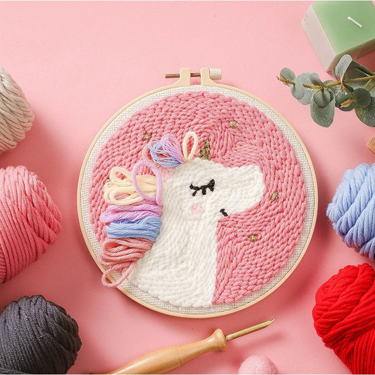 KATALOG - Round Canvas Punch Needle ANK / Kanvas Punch Bulat DIY