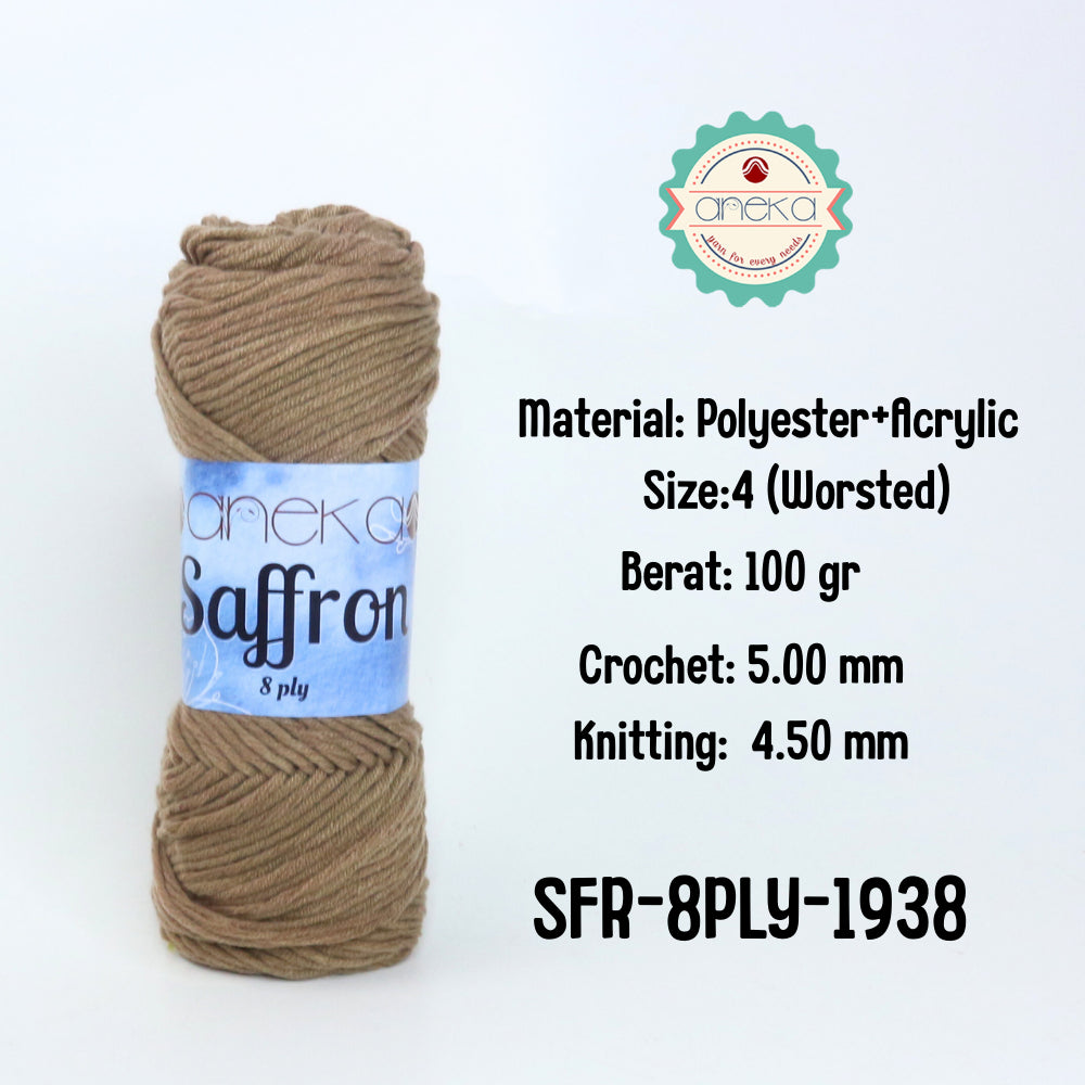 KATALOG - Benang Rajut Saffron 8 Ply / Crochet Knitting Yarn - Part 1