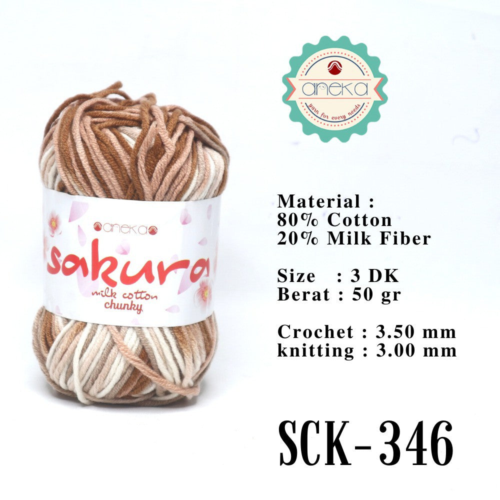 CATALOG - Sakura Milk Cotton Chunky Mix Sembur Mix Cotton Knitting Yarn PART 3