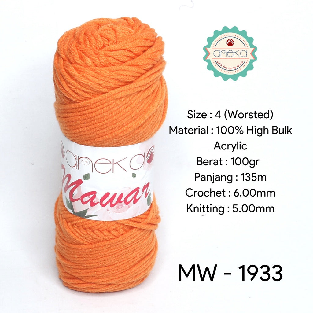 KATALOG - Benang Rajut Mawar / Soft Acrylic Yarn / 8 ply Milk Cotton Worsted / Katun Susu PART 1