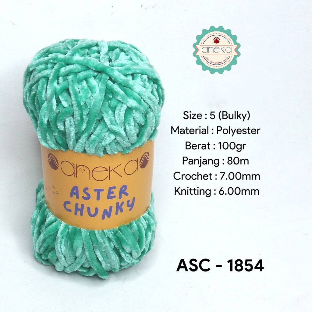 KATALOG - Benang Rajut Bludru Aster CHUNKY / Velvet Knitting Yarn