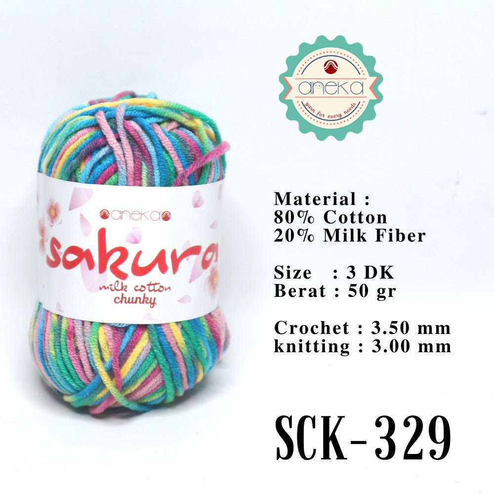 CATALOG - Sakura Milk Cotton Chunky Mix Sembur Mix Cotton Knitting Yarn PART 3