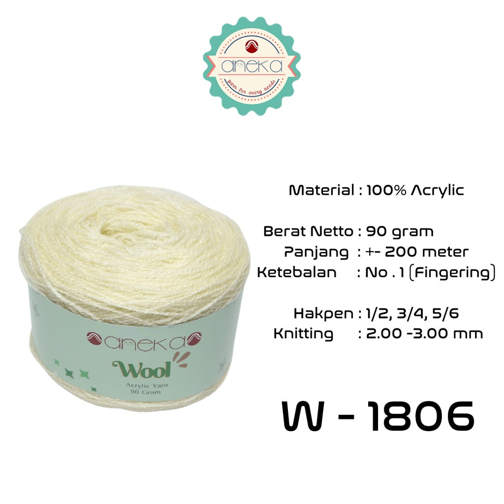 KATALOG - Benang Rajut Wool / Wol / Siet Yarn 90 gram - PART 1