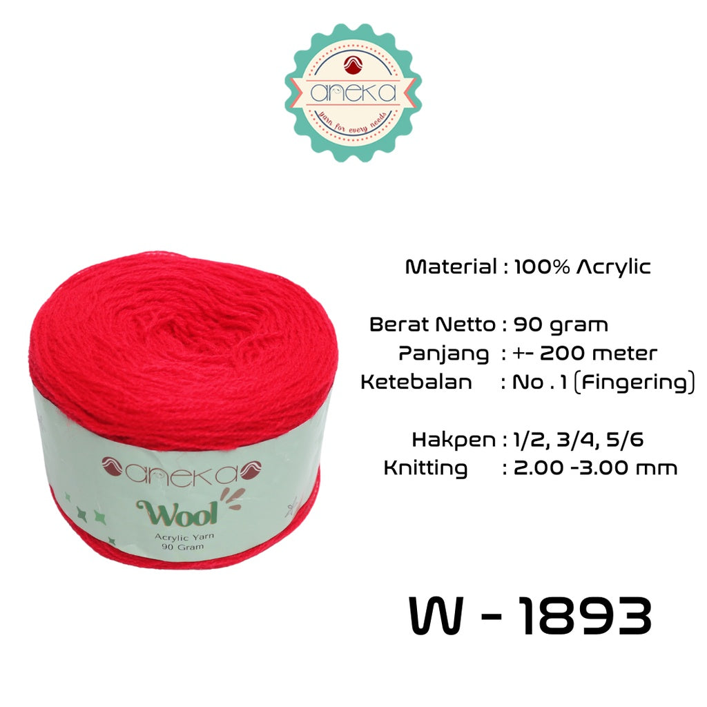 KATALOG - Benang Rajut Wool / Wol / Siet Yarn 90 gram - PART 3