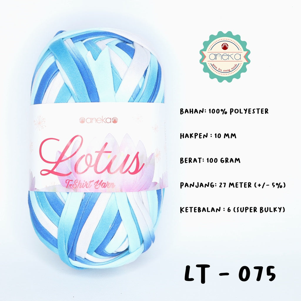 KATALOG - Benang Rajut Lotus Sembur / TShirt / Kaos Yarn Sembur Part 3