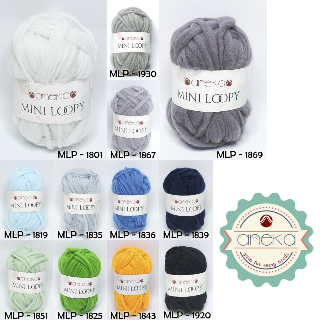 KATALOG - Benang Rajut Mini Loopy / Icelandic / Tapestry Weaving Yarn / Macrame Part 1