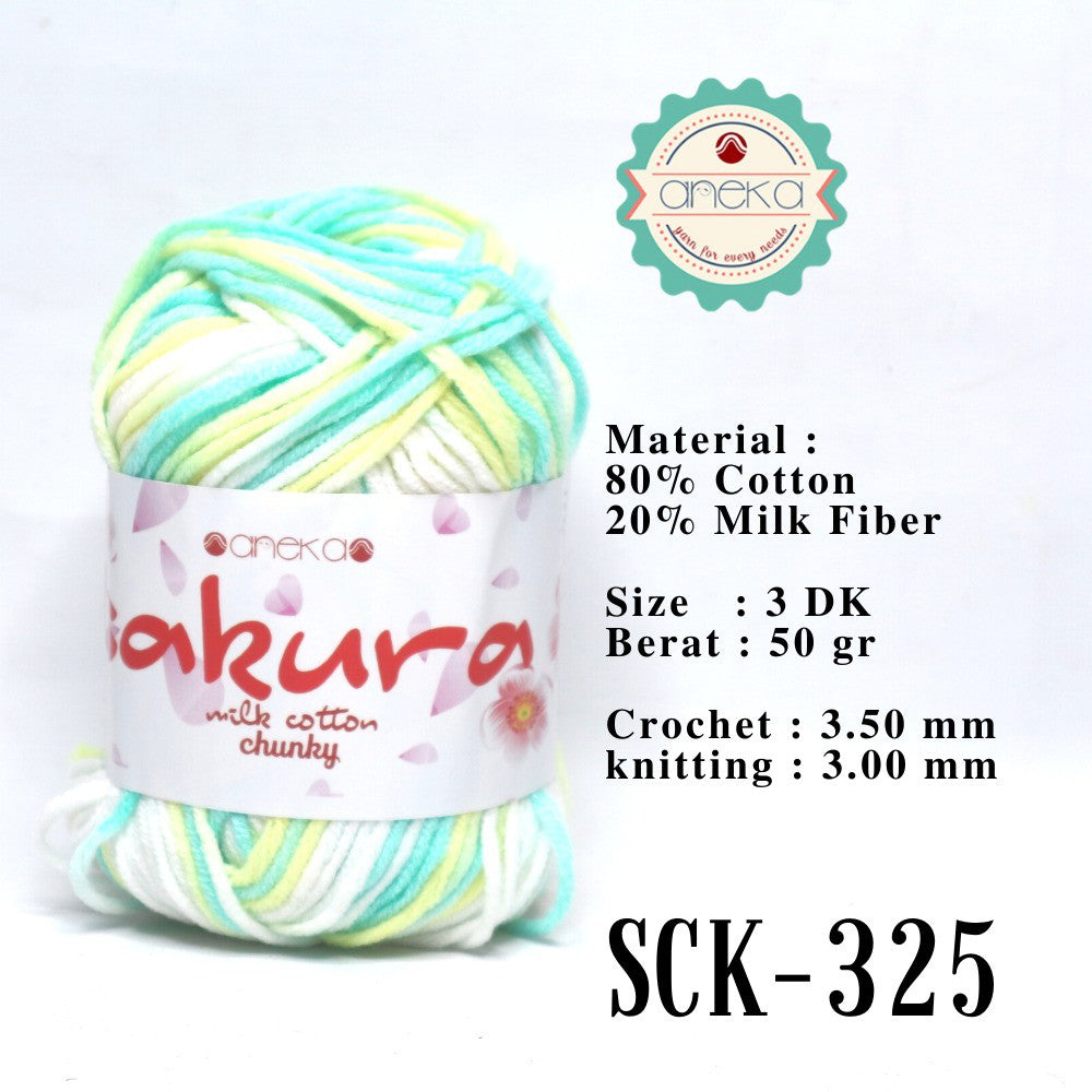 CATALOG - Sakura Milk Cotton Chunky Mix Sembur Mix Cotton Knitting Yarn PART 3