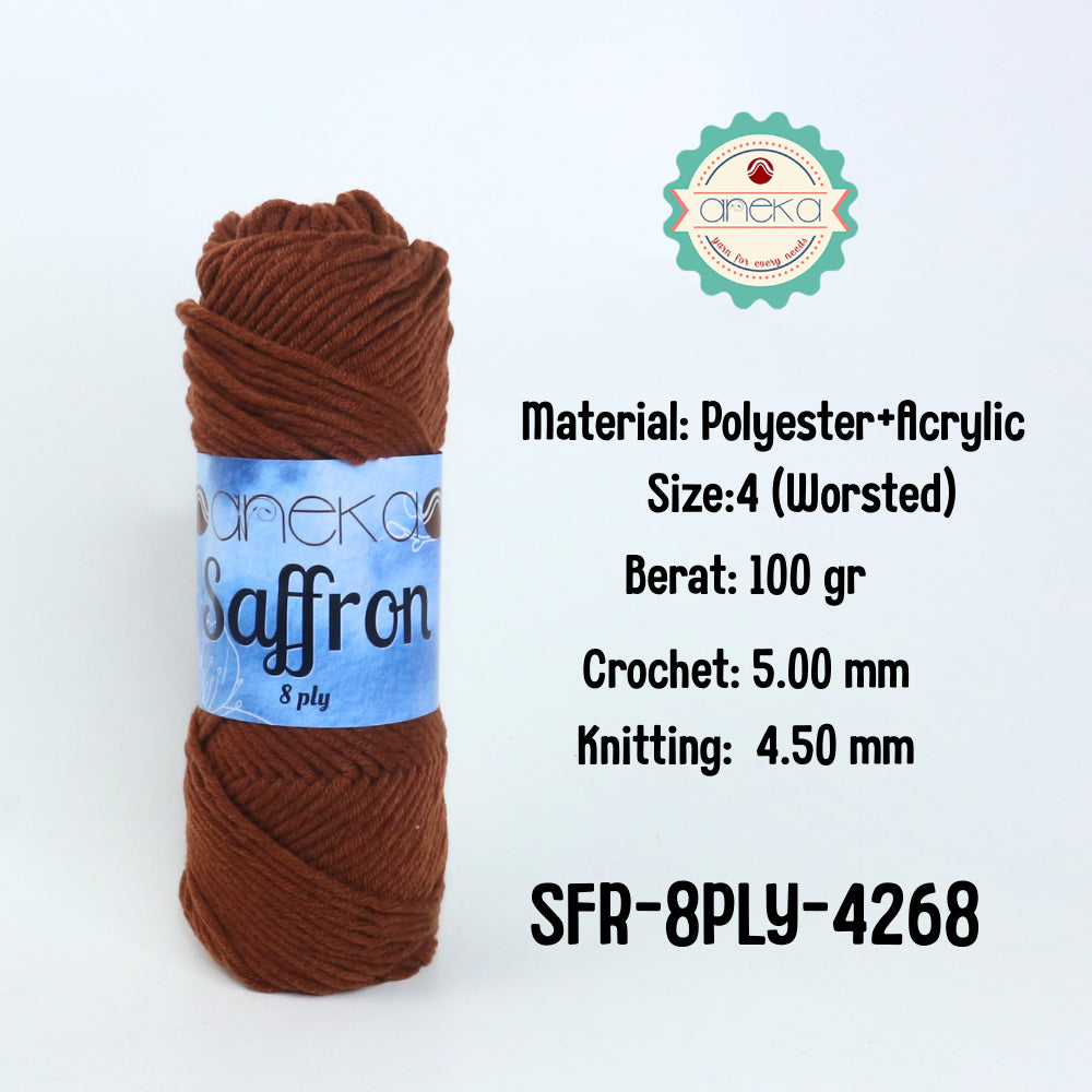 KATALOG - Benang Rajut Saffron 8 Ply / Crochet Knitting Yarn - Part 1
