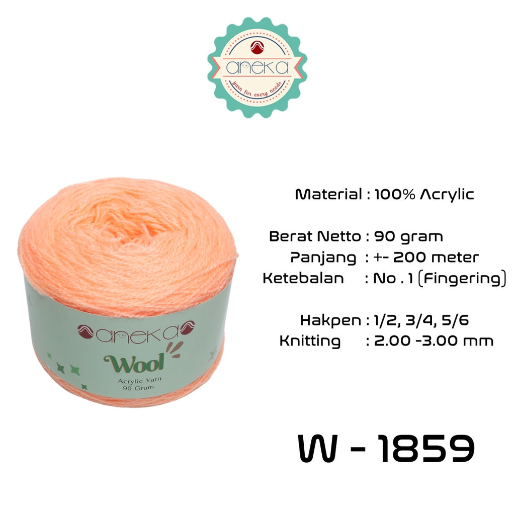 KATALOG - Benang Rajut Wool / Wol / Siet Yarn 90 gram - PART 1