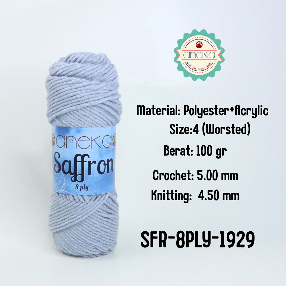 KATALOG - Benang Rajut Saffron 8 Ply / Crochet Knitting Yarn - Part 1