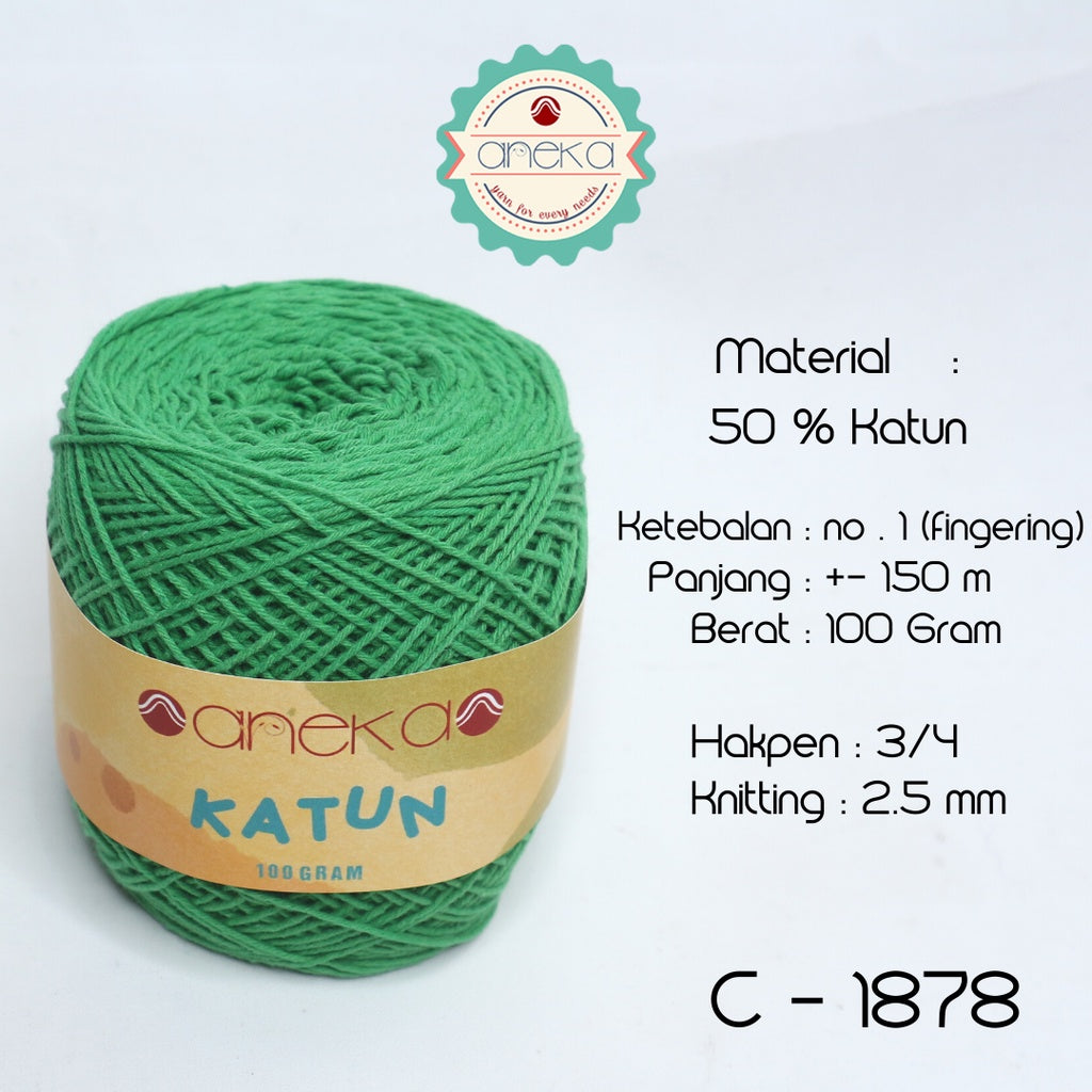 KATALOG - Benang Rajut Katun Polos Part 1