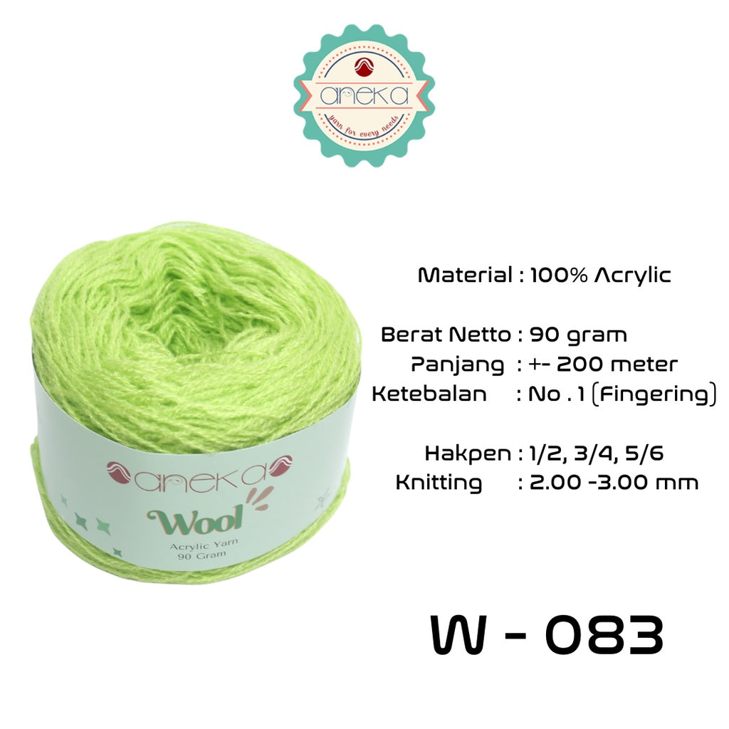 KATALOG - Benang Rajut Wool / Wol / Siet Yarn 90 gram - PART 2