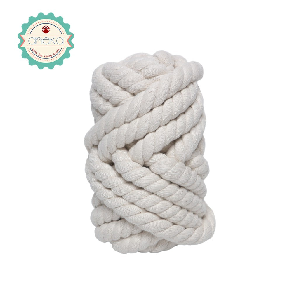 Benang Tali macrame makrame Grade A super katun cotton rope 6, 8, 10, 12 mm 1KG 500GR