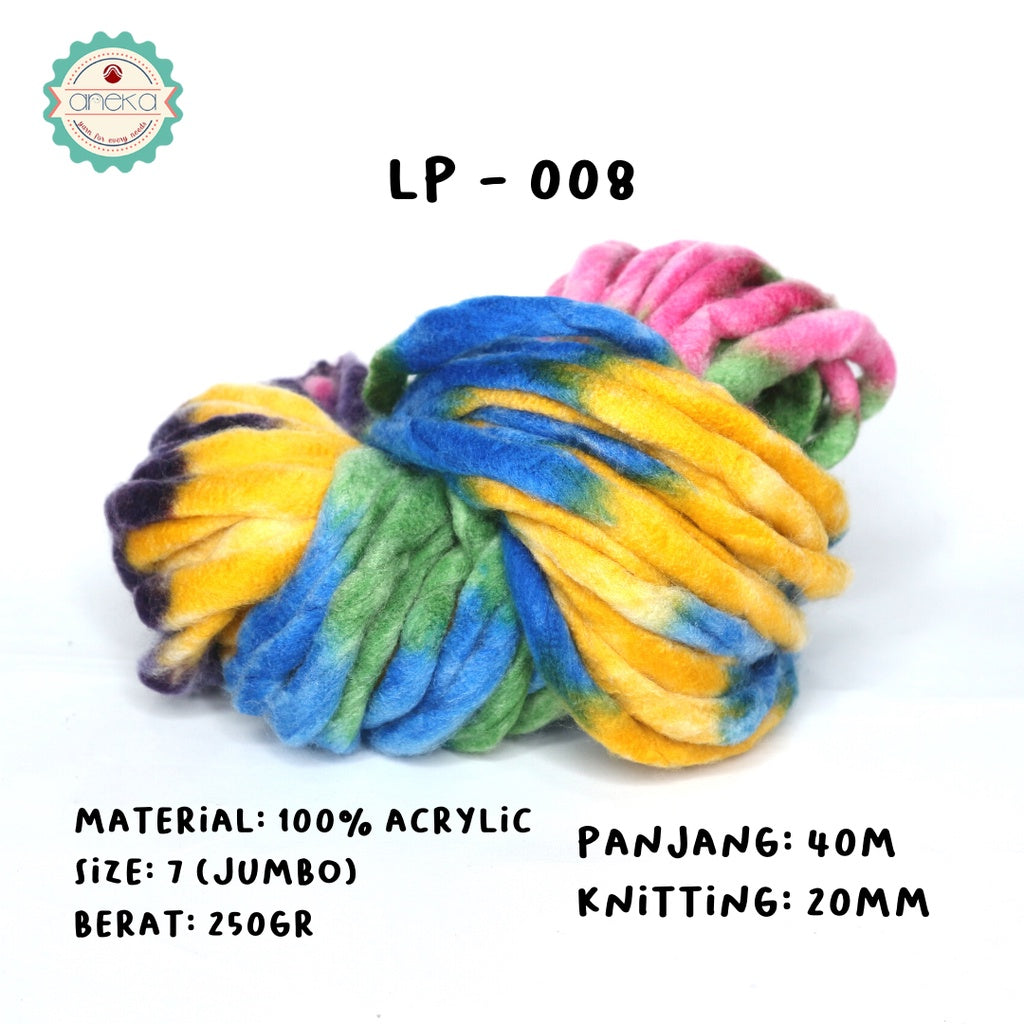 KATALOG - Benang Wol / Wool Ekstra Tebal Sembur - LOOPY YARN MIX