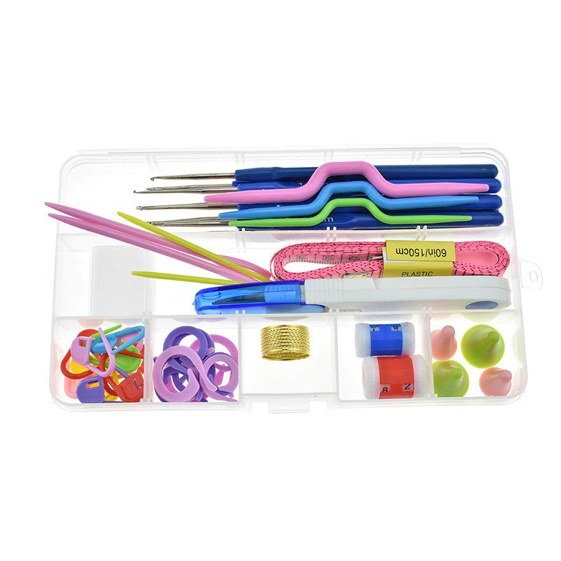 ANEKA - Alat Rajut / Hakpen / Perlengkapan Rajut / Jarum Rajut Set - BOX