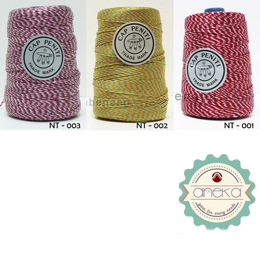 KATALOG - Benang Rajut Nylon Twist Cap Peniti / Twist color Nylon Yarn