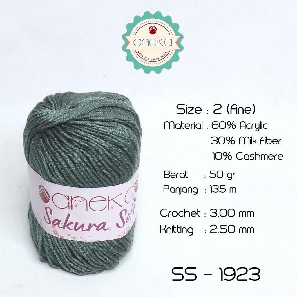 KATALOG - Benang Rajut Sakura Soft / Silk Cotton Milk Cotton Yarn Part 1