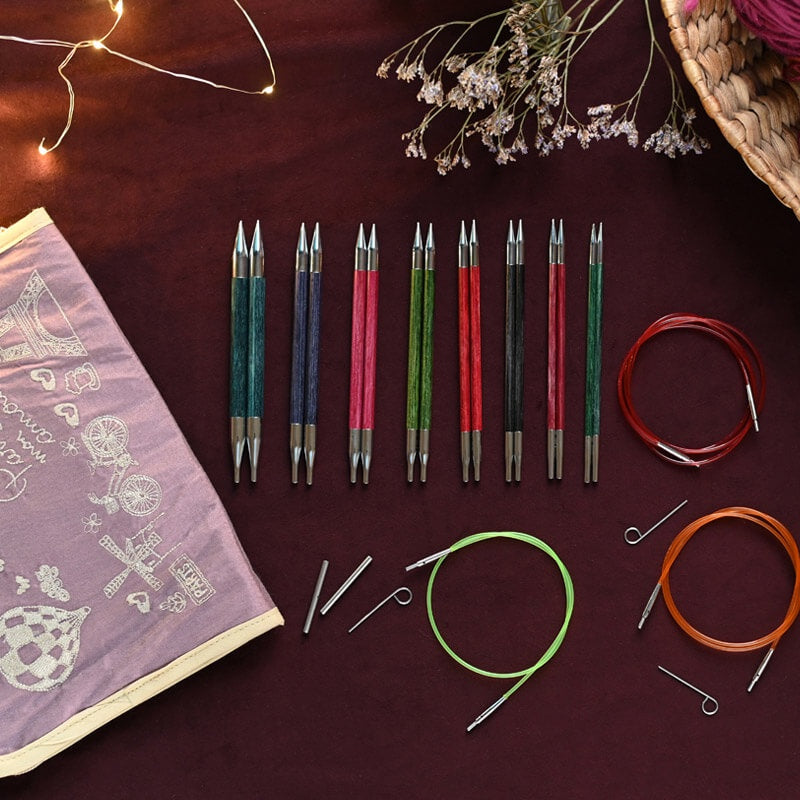 KNITPRO - KnitPro Royale - Alat / Jarum Rajut Interchangeable Needle Set ( Deluxe Set)