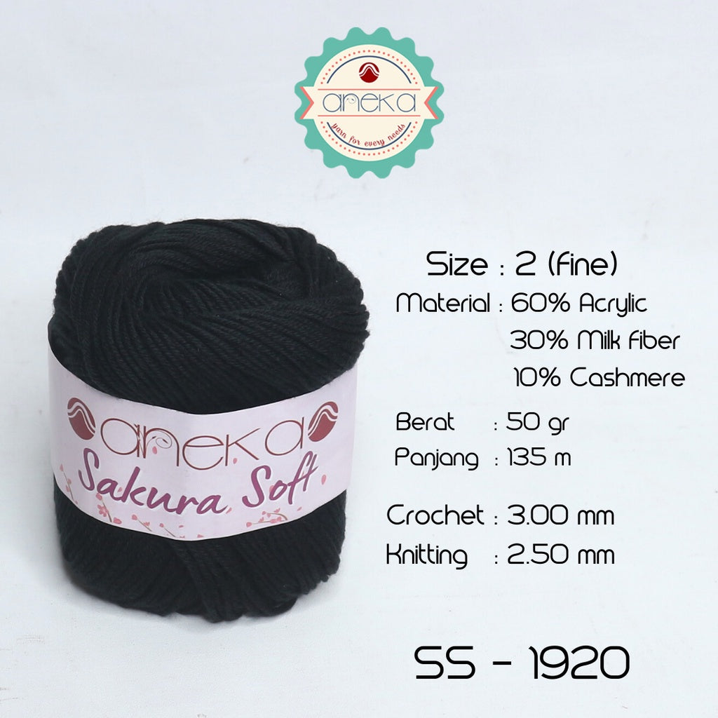 KATALOG - Benang Rajut Sakura Soft / Silk Cotton Milk Cotton Yarn Part 1