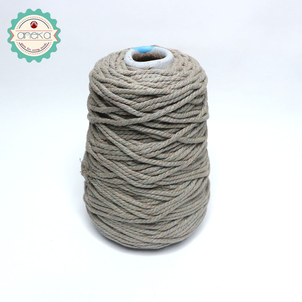 KATALOG - Benang Tali katun / tali macrame makrame warna warni 500 gr / 4mm