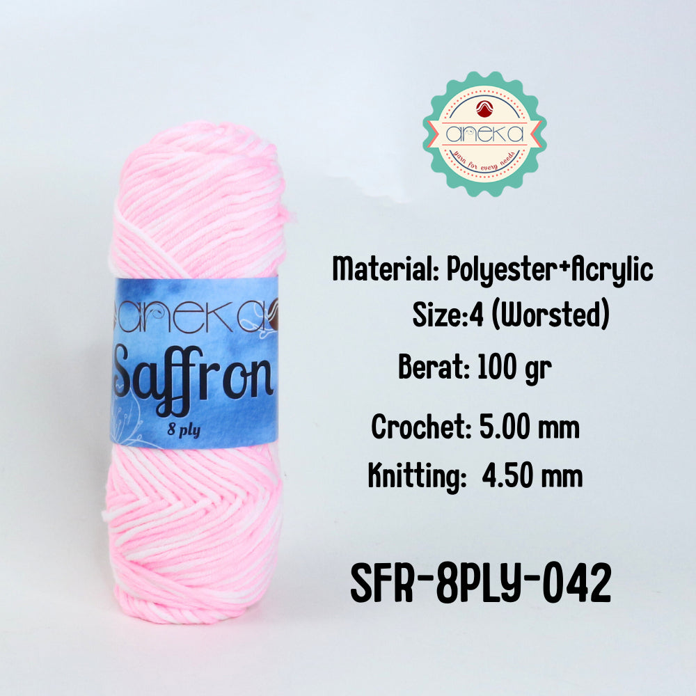 KATALOG - Benang Rajut Saffron 8 Ply / Crochet Knitting Yarn - Part 3