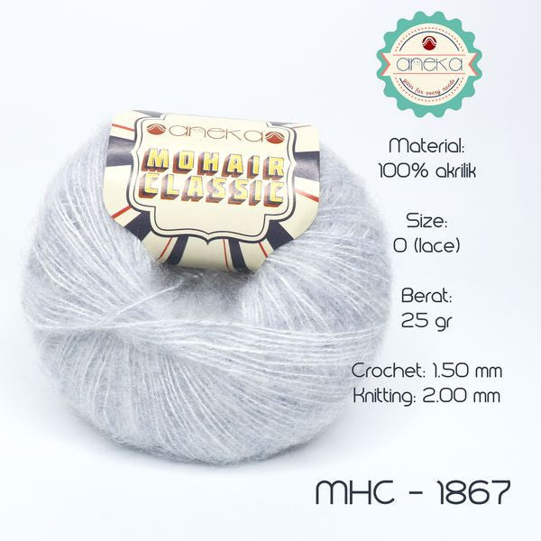 KATALOG - Benang Rajut Katun Mohair Classic / Mohair Polos / Benang Angora PART 1