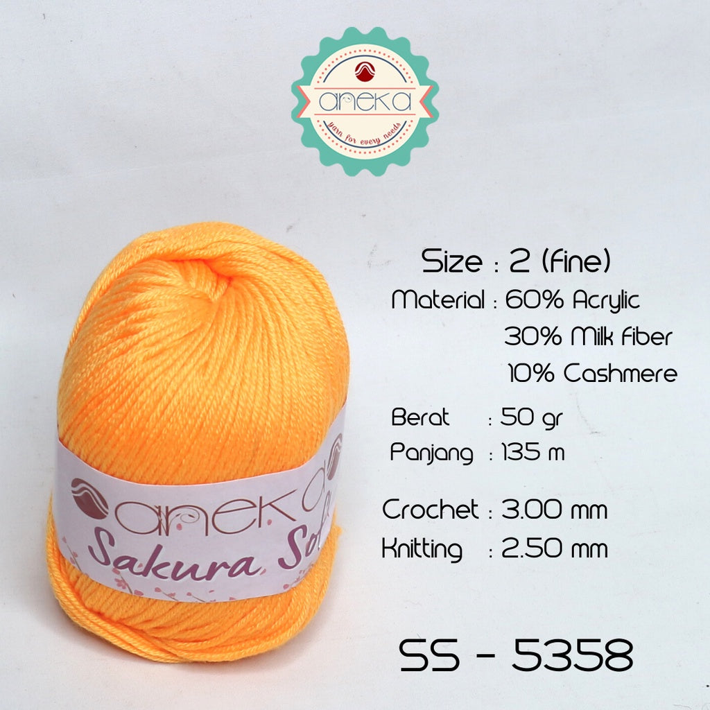 KATALOG - Benang Rajut Sakura Soft / Silk Cotton Milk Cotton Yarn Part 1
