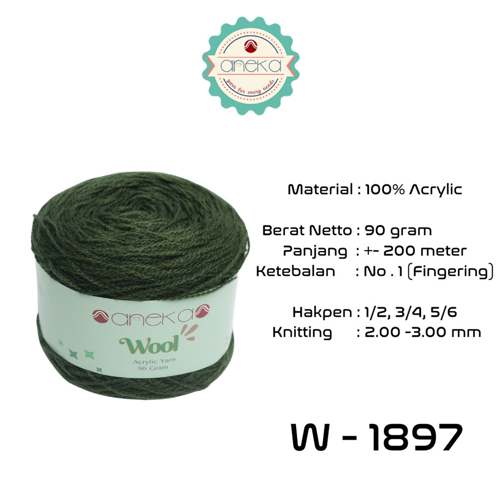 KATALOG - Benang Rajut Wool / Wol / Siet Yarn 90 gram - PART 2