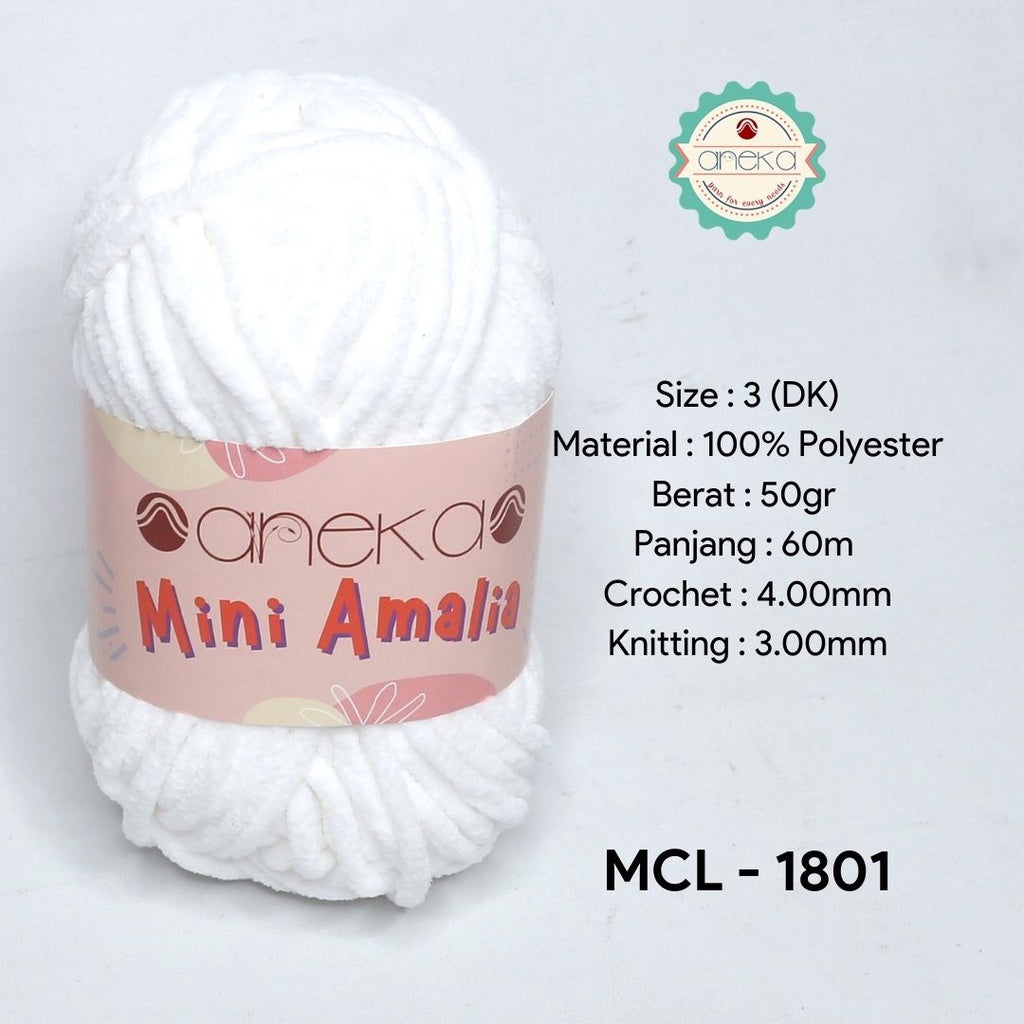 KATALOG - Benang Rajut Mini Amalia / Small Chenille Yarn