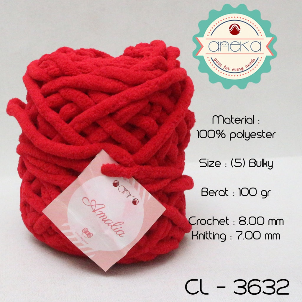 KATALOG - Benang Rajut Chenille Midi Amalia Yarn PART 1