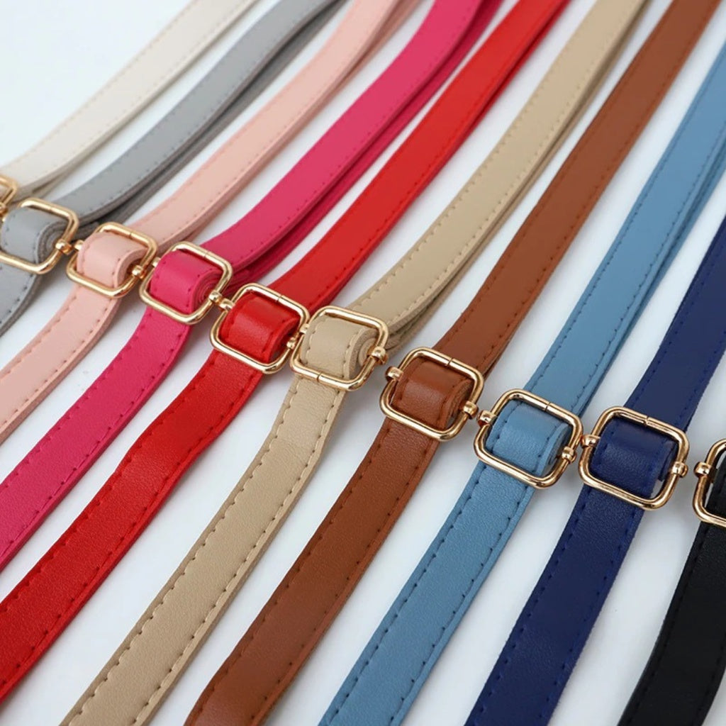 Leather Bag Strap + Bag Hook